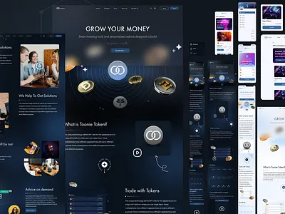 Cryptocurrency application and website cryptocryptocurrency productdesign ui ux
