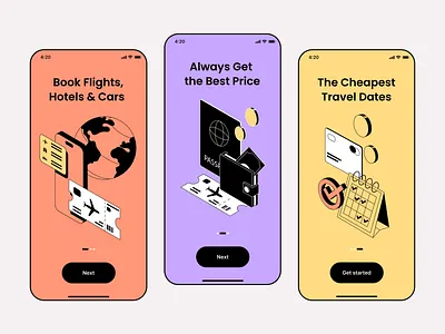 Travel app onboarding android app app design application best apps best illustrations design illustration illustrations ios ios app mobile mobile app onboarding app onboarding illustrations top app design top illustrations ui