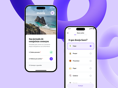 Onboarding - Monis App clean ui dribbblers mobile app mobile design ui ui design ux ux design