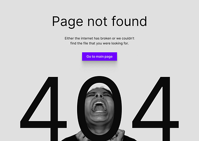 404. Page not found 404 dailyui page not found
