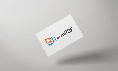 formPDF.com Logo (2019) branding graphic design logo ui ve vector