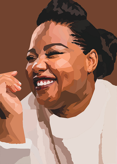 Joy artwork black black woman colorful colourful digital art digital artwork illustration joy photo photo art popart portrait smile