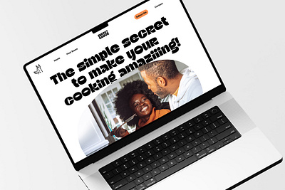 SecretSauce - home page font food friendly fun funky home homepage ui website