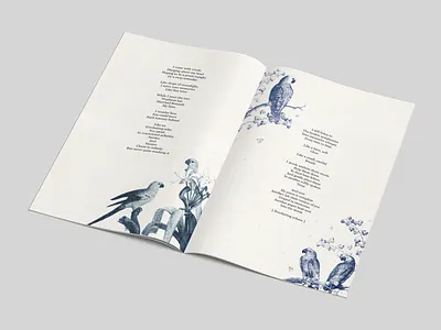 Editorial Poetry: Everlasting Echoes adobe illustrator adobe indesign adobe photoshop bird illustration design editorial editorial design editorial illustraton editorial typography freelance designer graphic design magazine magazine layout poems poster poster design textured artwork textures typography