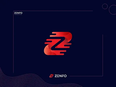 Zenfo Logo design/ Modern Tech logo/ Modern Letter Z logo abastact awesome logo brand design brand identity branding logo design fast logo letterz logo logo logo design logo place logo trend modern letter z logo modern logo technology logo zenfo logo zlogo