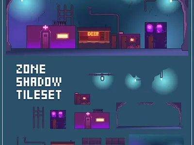 Zone Shadow Tileset artisticaspirations