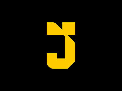 J letter black branding custom mark geometric icon j letter j letter logo j logo lettermark logo mark modern mark simple symbol yellow