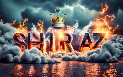 Shiraz Ahmed 3d graphic design logo motion graphics text typo typography ui