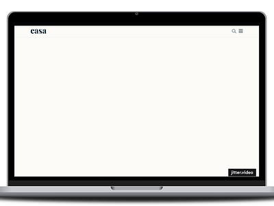 Casa - Minimalist Furniture Website Landing Page aesthetic animation beige branding clean expensive furniture furniture website graphic design home landing page luxury minimalism motion graphics ui ui design website design