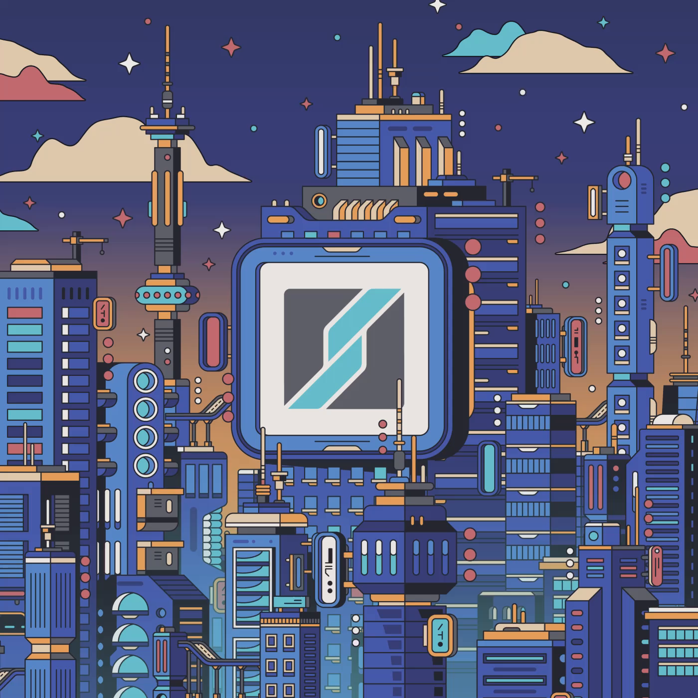 Example of Line Art Illustration