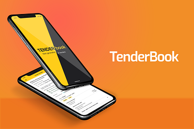 TENDERbook: AI powered mobile app for Tender mobile app mobile ui tender tenderbook ui