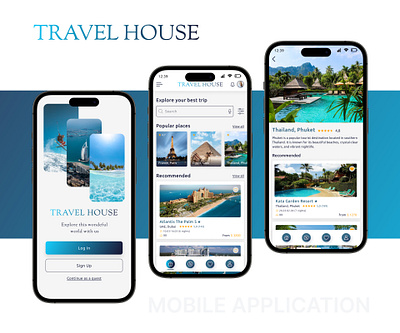 Travel App animation app application design mob mobile app travel travel app ui ux webdesign