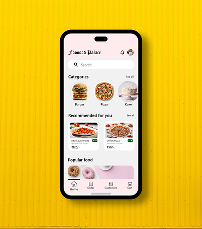 Daily UI Design Challenge | Day 43 | Food Menu Items accessibility challenge 043 color contrast dailyui design feedback food menu graphic design iconography items lighttheme typography ui user centric ux