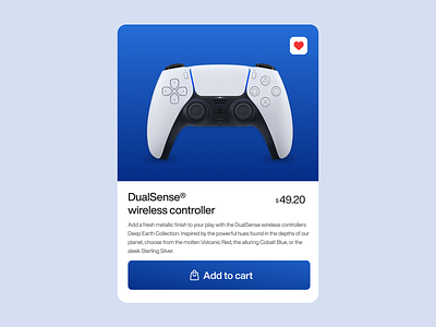 PS5 Controller UI Challenge #1 typography ui ux looking for feedback