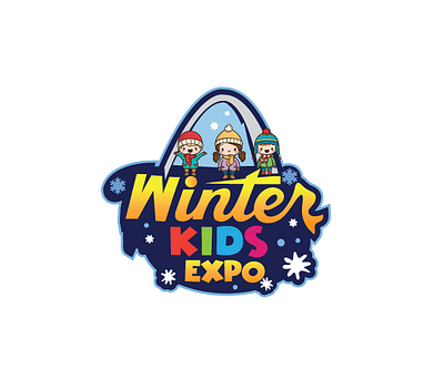 Winter Kids Logo Design branding child logo design graphic design kids logo logo