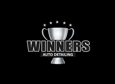 Game Logo for Auto Detailing Winners auto detailing branding design graphic design logo sports logo