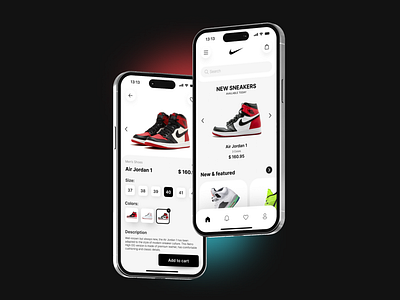 Shoes Store App android app application branding design front end graphic design ios logo mobile motion graphics ui user experience user interface ux web