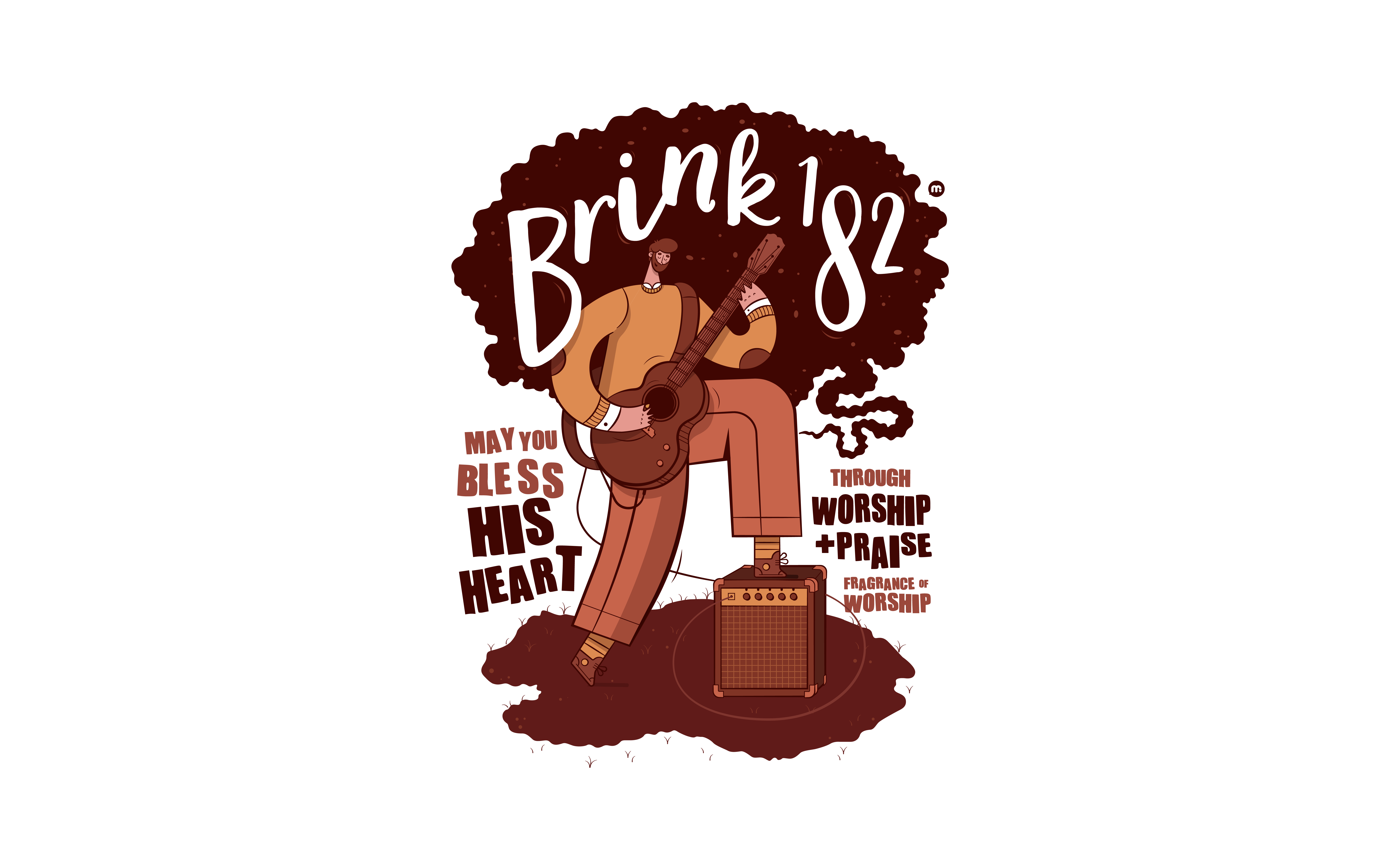 Brink 182 character desihn design drawing fun graphic design guitar ill illustration music pencil personal project worship