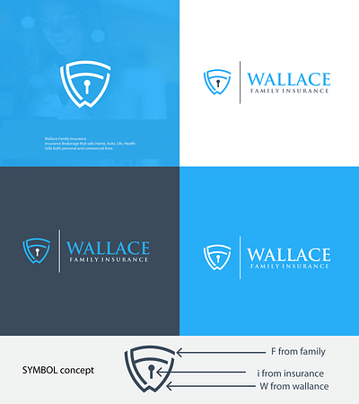 Family Insurance Logo branding design graphic design insurance logo sports logo vector