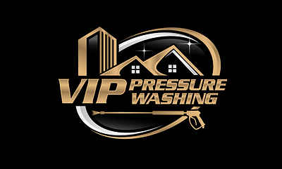 Pressure washing Logo design graphic design logo pressure washing logo vector washing logo