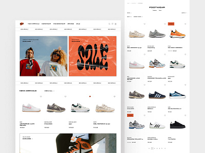 Sneaker store | E-commerce apparel concept design concept e commerce figma online store sneakers store ui web design