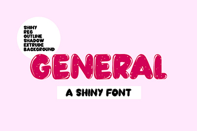 GENERAL Shiny Font in 6 Versions branding bubble fonts crafty font display fonts duo font elegant graphic design letters modern display fonts procreate fonts retro fonts shiny fonts trendy font tshirt fonts yubycreative