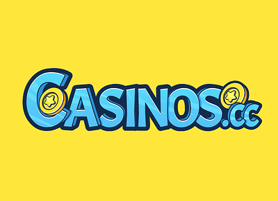 Casinos.cc - Logo design cartoon logo casino logo casino reviews casinos casinos.cc funky logo online casinos