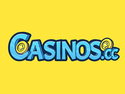 Casinos.cc - Logo design cartoon logo casino logo casino reviews casinos casinos.cc funky logo online casinos