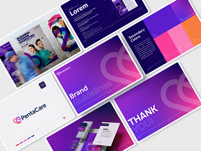 PentaCare Brand Style Guid branding graphic design logo styleguide ui