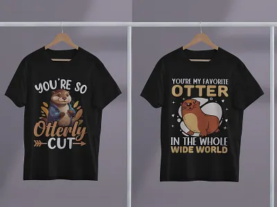 You're so otterly, Otter T-Shirt Design. bundle t shirt custom ink custom t shirts custom t shirts cheap custom t shirts online custom text shirt custome t shirt design free t shirt design free t shirt mockup illustration otter shirts otter t shirt otter vector t shirt design t shirt design ideas t shirt free mockup trendy t shirt typography design vintage t shirt