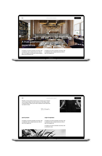 Restaurant Website 1 A