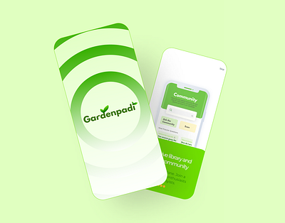 Gardenpadi: The 360 Gardening App branding figma garden graphic design product product design ui ux