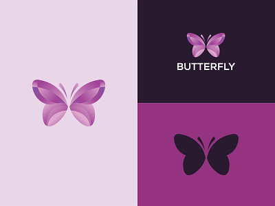 Modern Logo branding butterfly butterfly logo design gradient gradient color gradient color butterfly logo gradient logo gradient logo desing graphic design illustration logo logo design modern logo vector