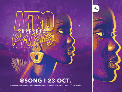 Afro Super Beat Party african night sunset