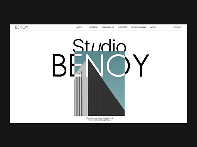 BENOY | Corporate Website animation design ui ux web