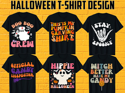 Halloween T-shirt Design spirit halloween shirts