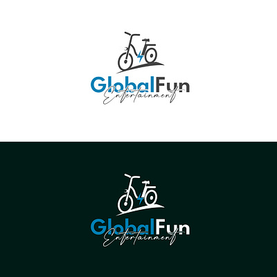 Electric Scooter bike company logo design designscenes