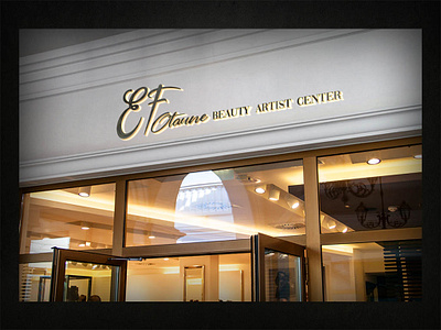 Storefront Facade Branding, beauty artist center beauty artist center storefront facade branding
