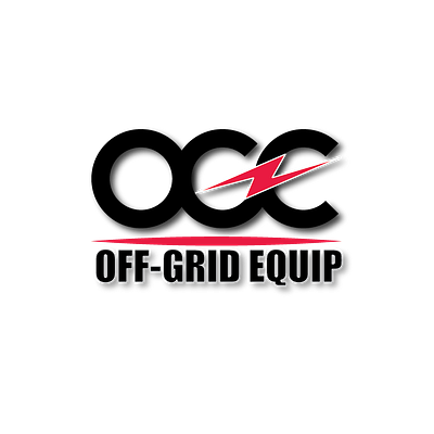 Off-Grid Equip graphic design illustration logo typography vector