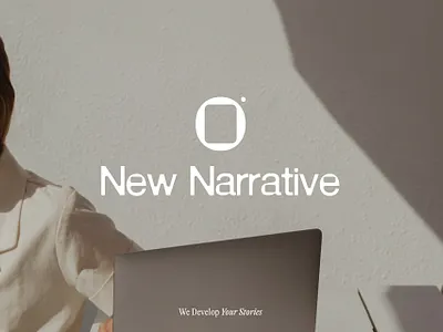 New Narrative — Visual Identity branding concept logo minimalistic startup tech