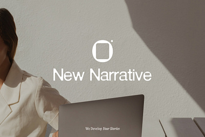 New Narrative — Visual Identity branding concept logo minimalistic startup tech