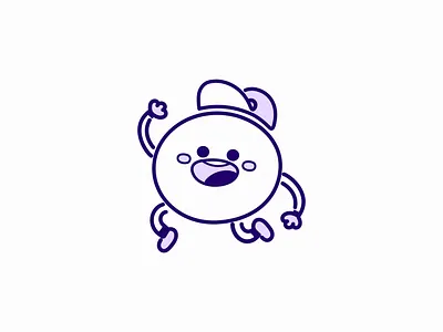 Running Donut branding design donut donut logo food illustration food logo graphic design illustration logo mascot mascot logo vector