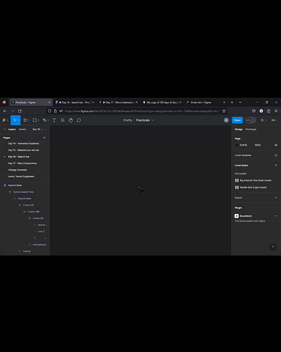 Day 16 - Prototyped search bar animation dailyui design figma product design ui ui ux