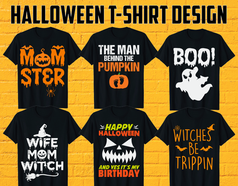 Halloween T-Shirt Design by Minhaj Graphix on Dribbble