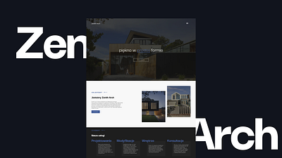 Sample website of a design office. architecture branding design figma graphic design project ui website