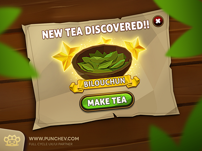 Tiny Tea Paradise branding design gui icons illustration interface logo punchev ui ux