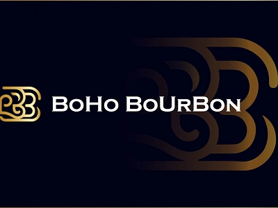 Boho Bourbon - Brand identity ! anand anand kolhe app blueprint boho boho bourbon bourbon brand brand identity brand logo design gold and black graphics design illustrator india inspiration kolhe logo ui vector