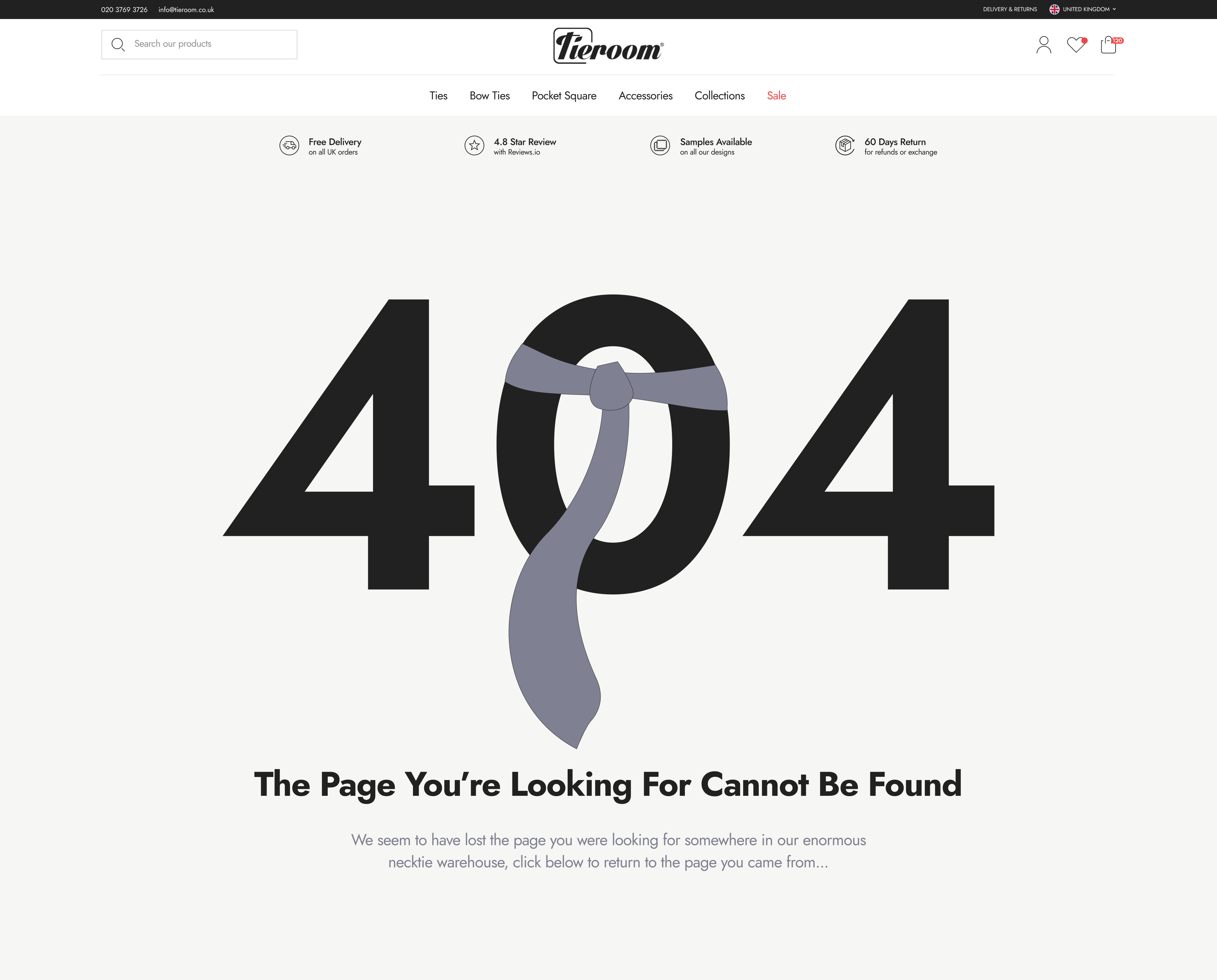 404 - Tie Ecommerce
