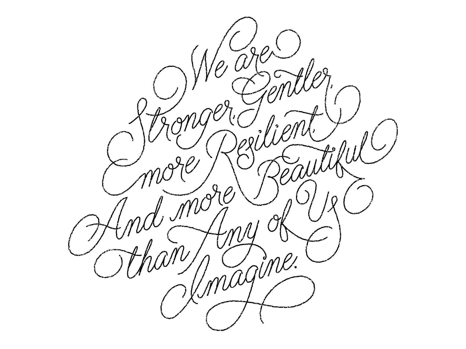 Words of Strength by Jessie Noble for NJI Media on Dribbble