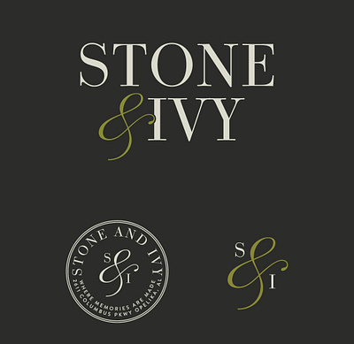 Stone & Ivy branding collateral development graphic design logo logo design website website design website development